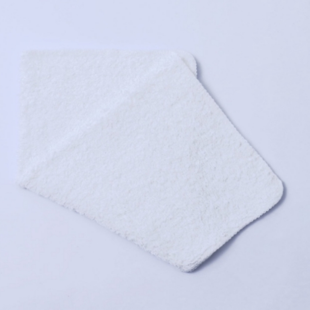 Mainstays cotton washcloths 12-Pack true bright in white color